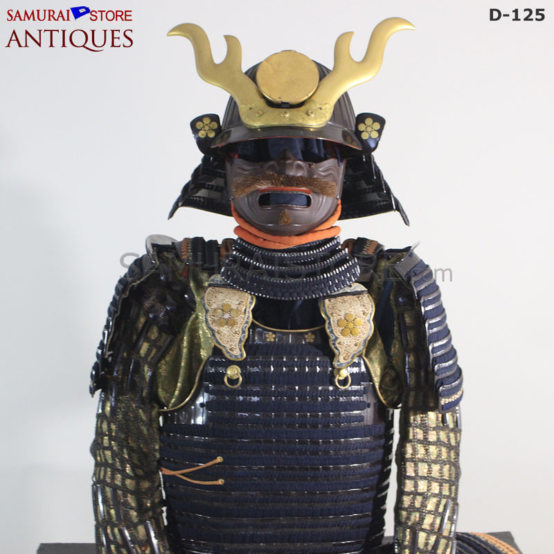 D125 Antique Samurai Armor Edo period w/ higher grade certificate