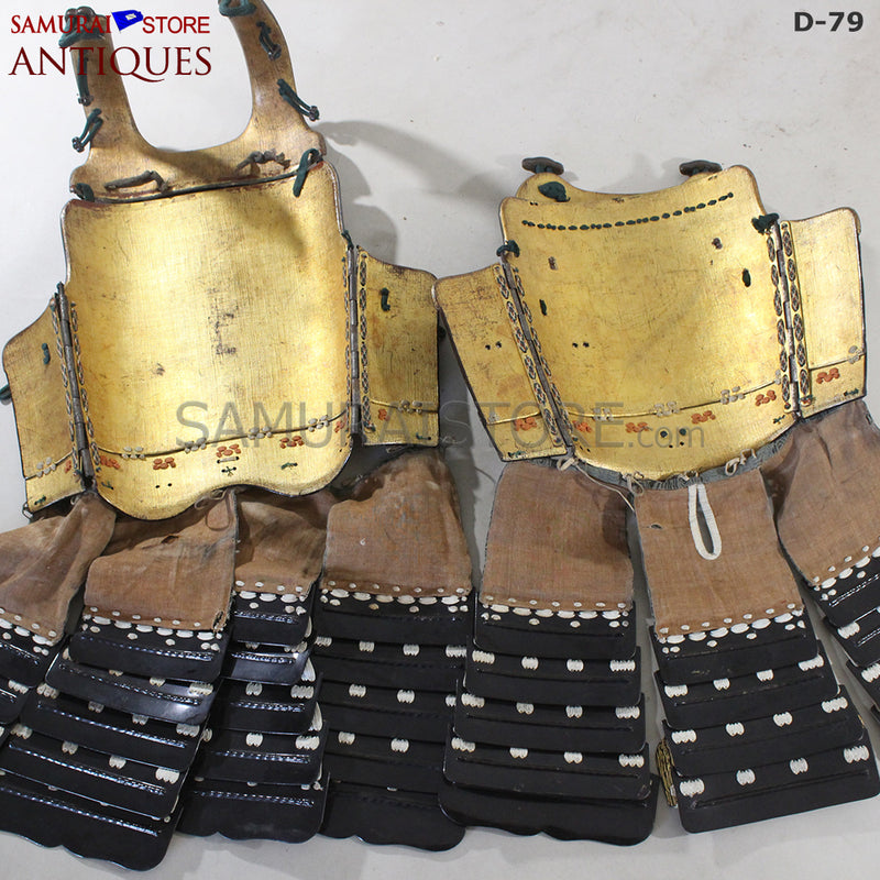 D79 Antique Samurai Armor Edo period w/ 2nd grade certificate