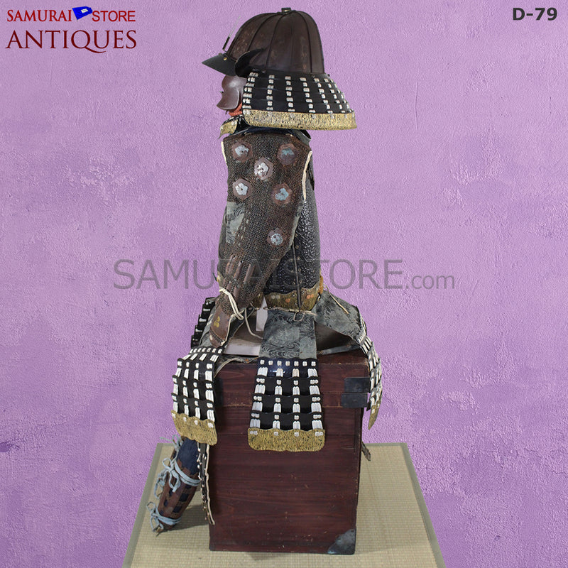 D79 Antique Samurai Armor Edo period w/ 2nd grade certificate