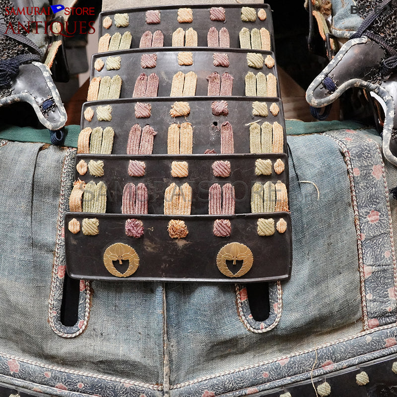 DT62 Antique Samurai Armor worn by Warlord Naito Masanaga