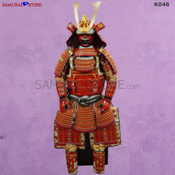 K046 Dragon Crest KAGEMITSU Red Samurai Armor