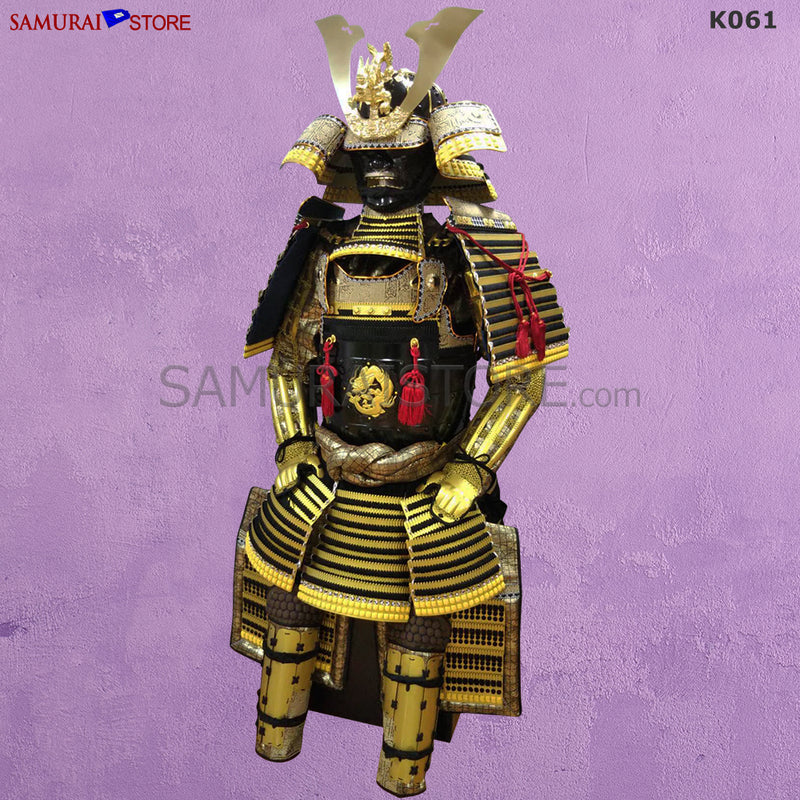 (Ready-To-Ship) K061 Dragon Crest Golden Samurai Armor