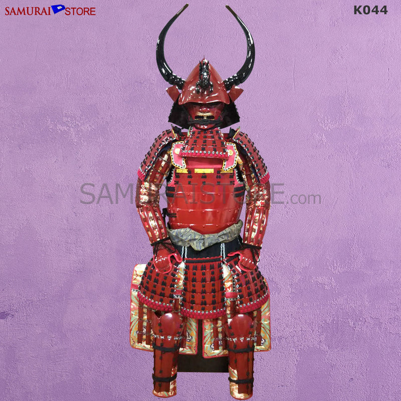 K044 Red Suigyu KAGEMITSU Samurai Armor