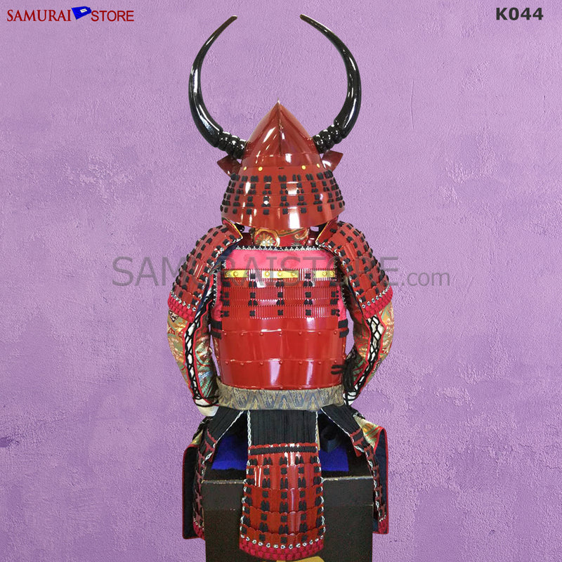 (Ready-To-Ship) K044 Red Suigyu Samurai Armor