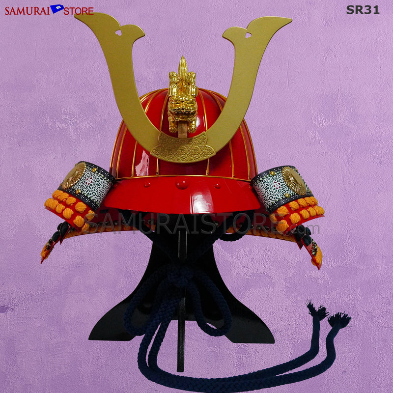 SR31 Shishi Kabuto helmet Wearable Basic Red