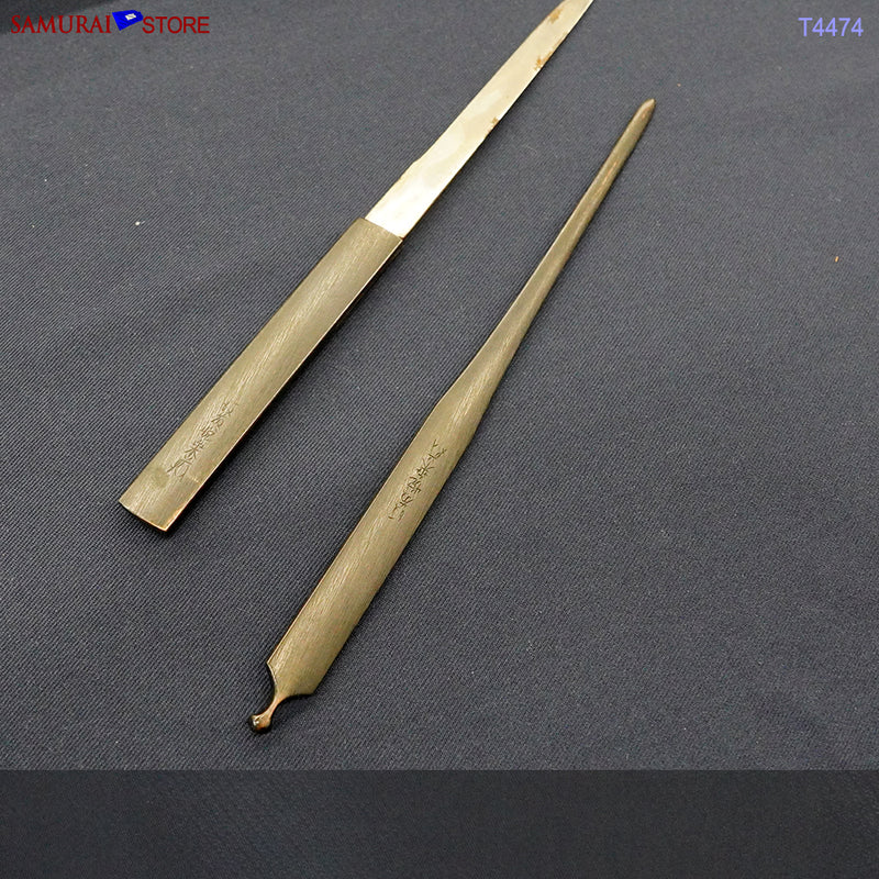 T4474 Pair of antique Katana & Wakizashi swords in Ornate Mountings w/ NBTHK certificates