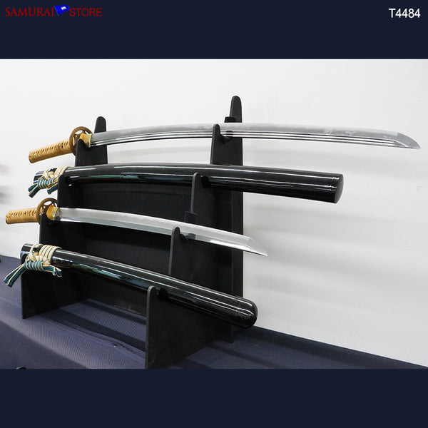 T4484 Pair of antique Katana & Wakizashi swords in Ornate Mountings w/ NBTHK certificates