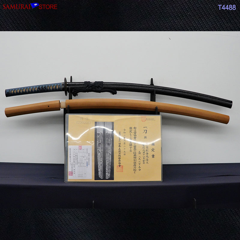 T4488 Katana Sword KANEMITSU - Antique NBTHK Great certificated Edo period