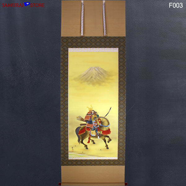 Hanging Scroll Samurai Warrior by Murai Koko - Kakejiku F003 - SAMURAI STORE