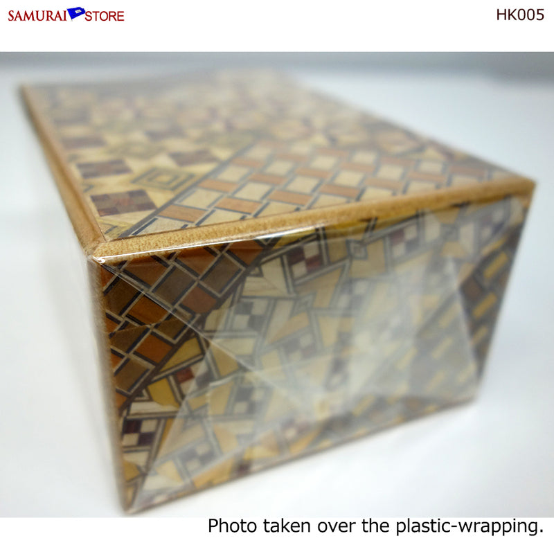 Yosegi Craft Puzzle Box 10 Steps (HK005) - SAMURAI STORE