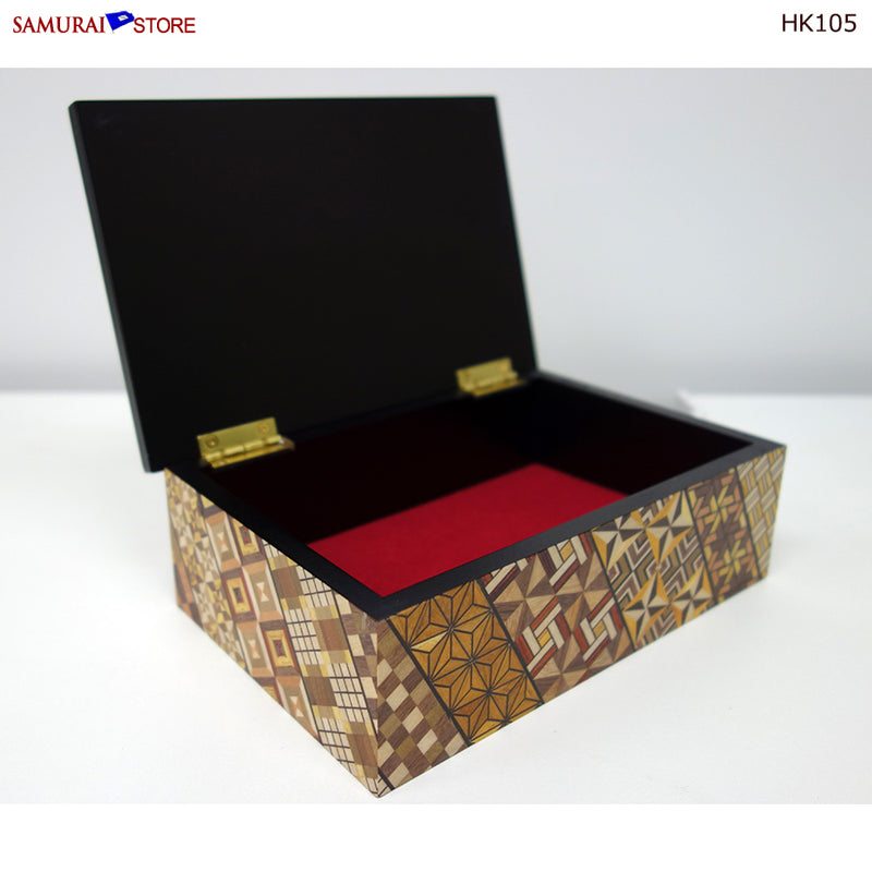 Yosegi Craft Accessory Box (HK105) - SAMURAI STORE