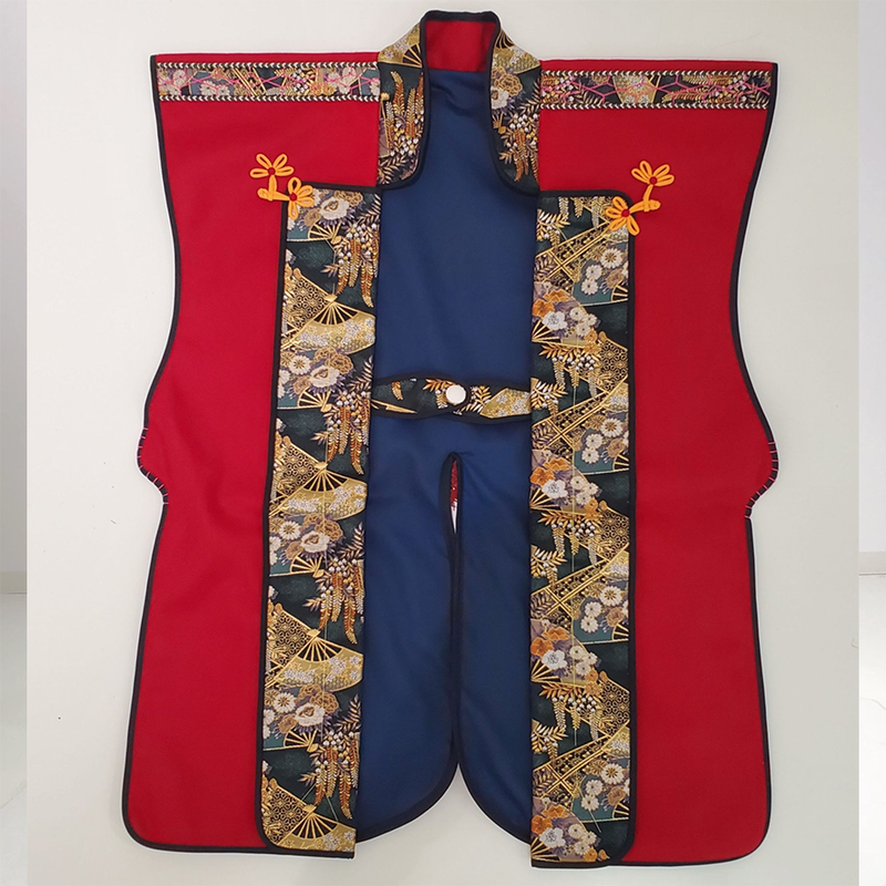 JINBAORI Surcoat Jacket Red (B) - SAMURAI STORE