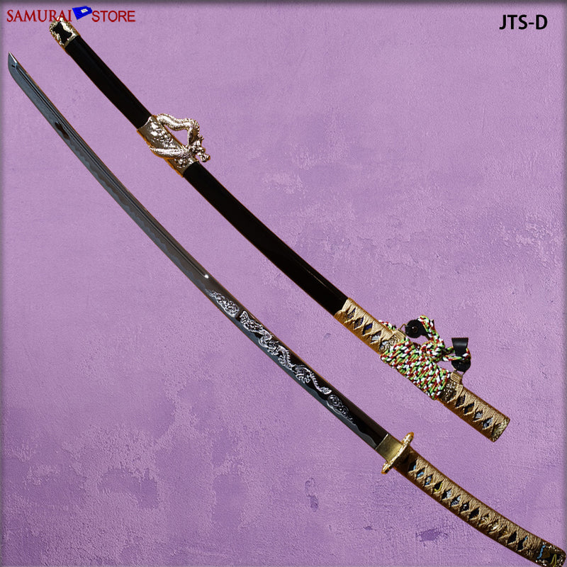 Jintachi Warlord Sword alloy blade w/ Dragon mountings - SAMURAI STORE