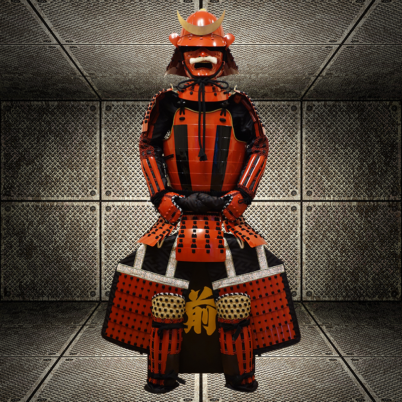L005M Striped Nimaido Armor (Enhanced) - SAMURAI STORE