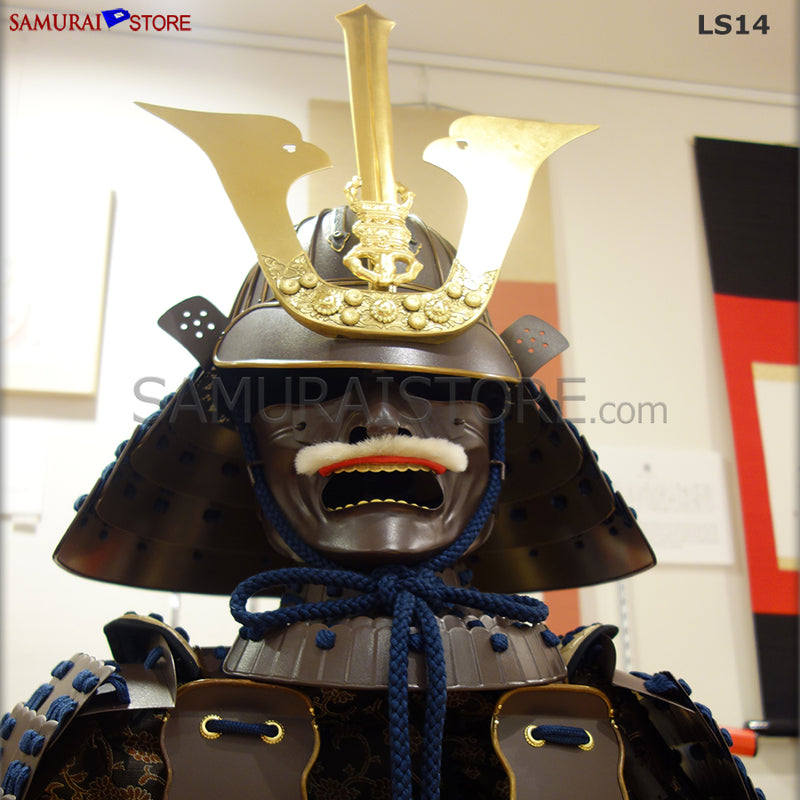 LS14 Mogami Yoshiaki Rusty Brown Armor - SAMURAI STORE