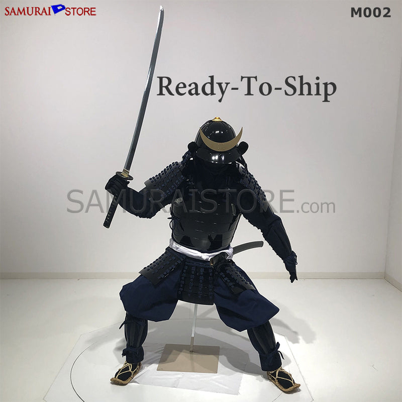 (Ready-To-Ship) M002 Samurai Warrior Complete Outfits Package BLACK - SAMURAI STORE