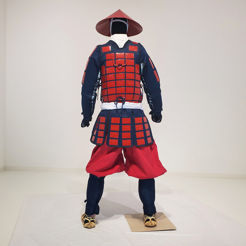 M003 Tatami Karuta folding Armor Complete Outfits Package RED - SAMURAI STORE