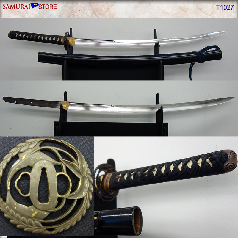 T1027 Katana Sword Tachi style Antique 1500's - SAMURAI STORE