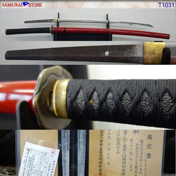 T1031 Katana Sword NAGAMICHI - Antiques NBTHK - SAMURAI STORE