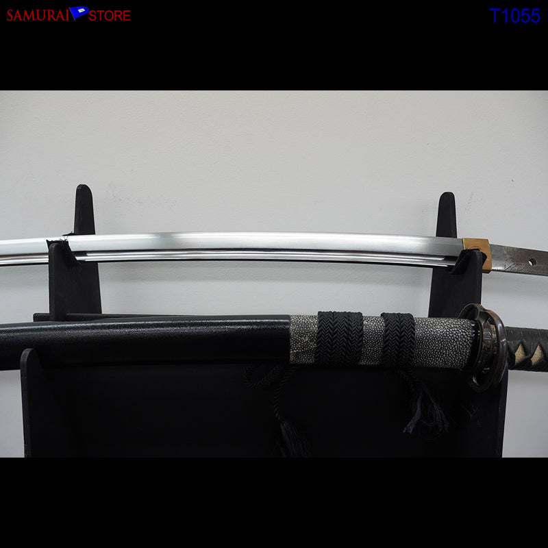T1055 Katana Sword TOKIMITSU - Antique w/ Ornate Mountings - SAMURAI STORE