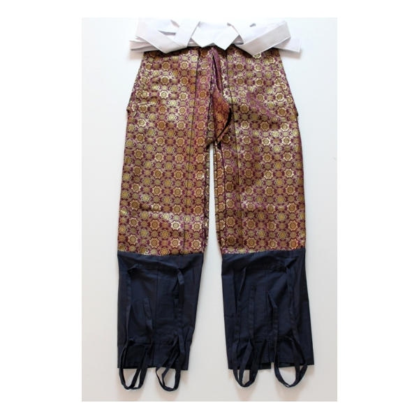 HAKAMA Warlord Brocade Pants C - SAMURAI STORE