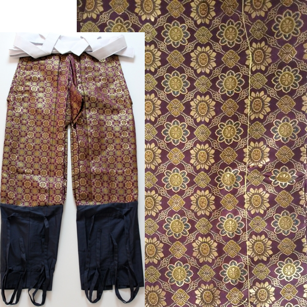 HAKAMA Warlord Brocade Pants C - SAMURAI STORE