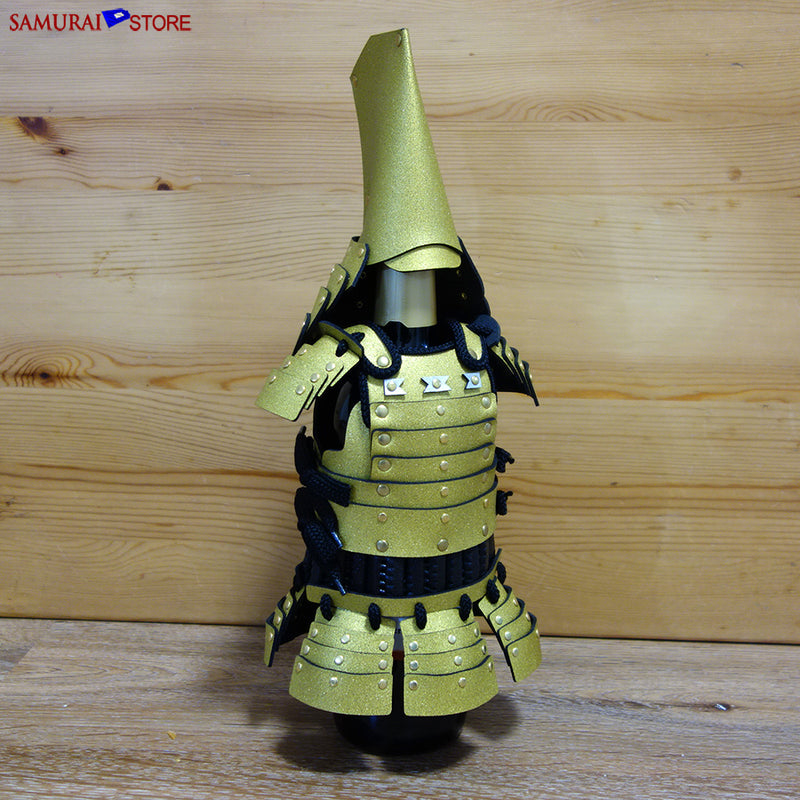 Samurai Bottle Armor Gold MAEDA TOSHIIE - SAMURAI STORE